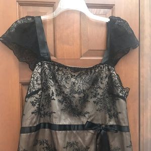 Lane Bryant lace overlay top